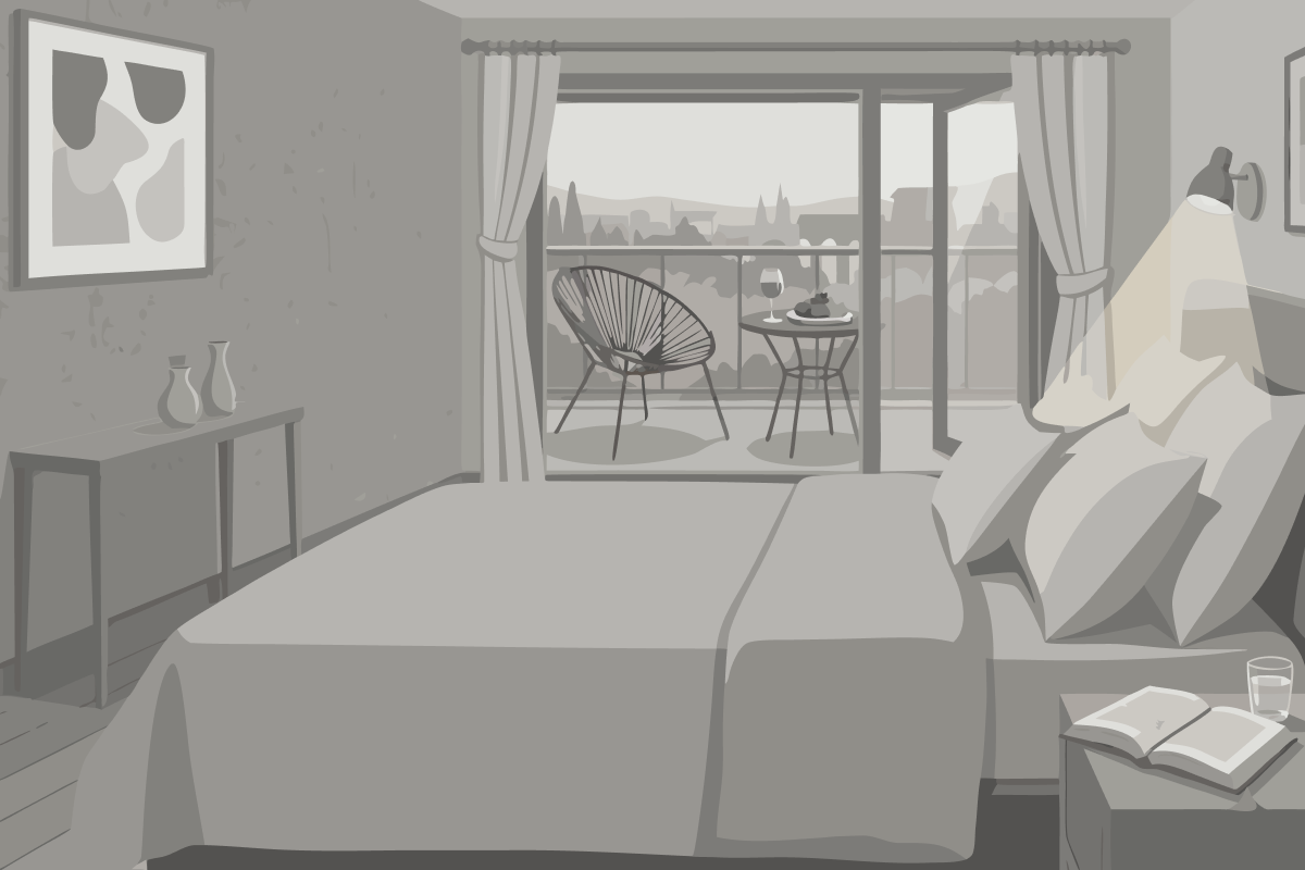 Suite with Terrace Villa Timeo - Premium